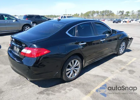 2013 Infiniti M37 z USA, uszkodzony, nr VIN JN1BY1AP2DM514016